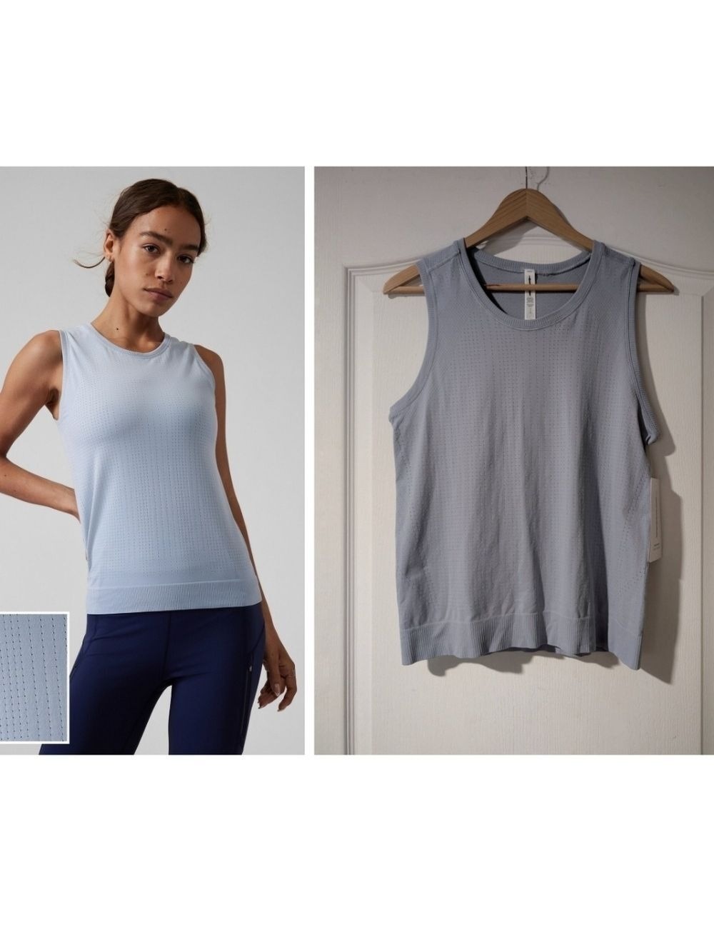 Athleta | In Motion Seamless Tank In Blue